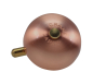 Preview: Crane Bell Co. Mini Karen Bicycle Bell w/ Headset Spacer - Brushed Copper