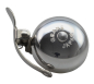 Preview: Crane Bell Co. Mini Suzu Bicycle Bell w/ Steel Band Mount - Polished Silver