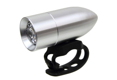 Rindow Bullet Lighting Aluminium LED Frontlampe CNC Gefräst - Silber