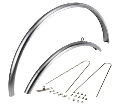 Dia-Compe ENE F-1 Schutzblech Set - Silver