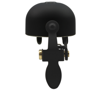 Crane Bell Co. E-Ne Bicycle Bell w/ Clamp Band Mount - All Black