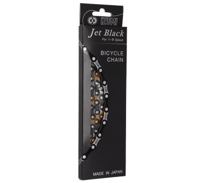 Izumi 5-6 Speed Chain - Jet Black / Silver