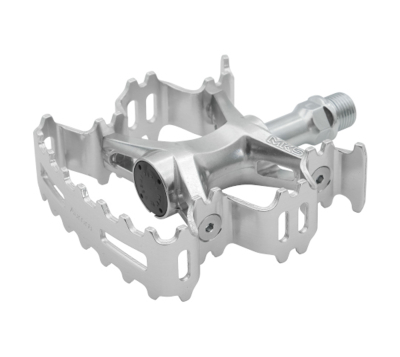 MKS Aurora Pedale 9/16" - Silver