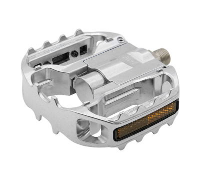 MKS FD-7 Wide Faltpedale 9/16" - Silver