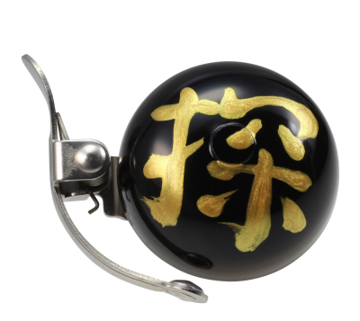 Crane Bell Co. Handpainted Mini Suzu Bicycle Bell w/ Steel Band Mount - Omamori Explore