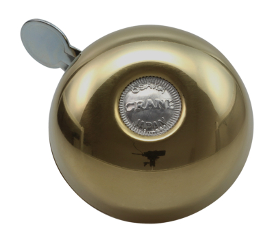 Crane Bell Co. Riten Bicycle Bell w/ Steel Band Mount - Gold