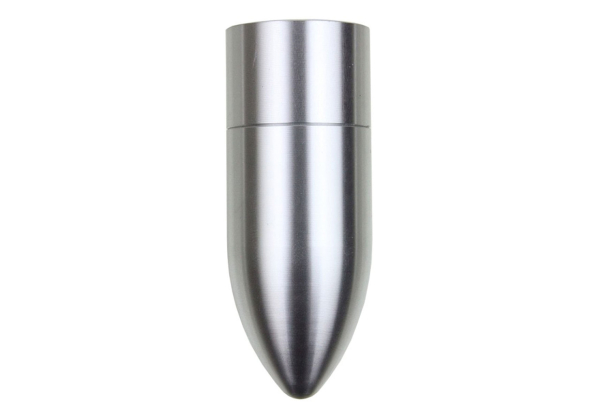 Rindow Bullet Lighting Aluminium LED Rücklicht CNC Gefräst - Silber