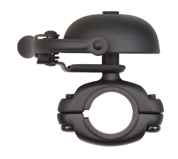 Crane Bell Co. Mini Suzu Bicycle Bell w/ Die Cast Mount - All Black