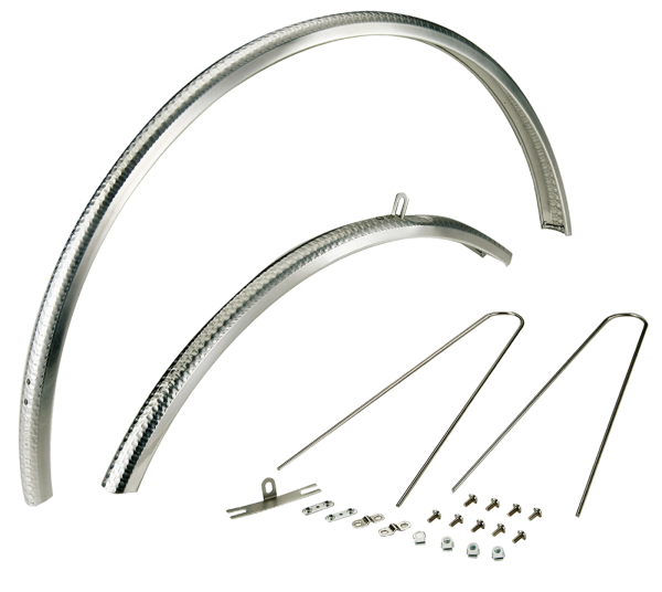 Dia-Compe ENE F-2 Schutzblech Set - Silver