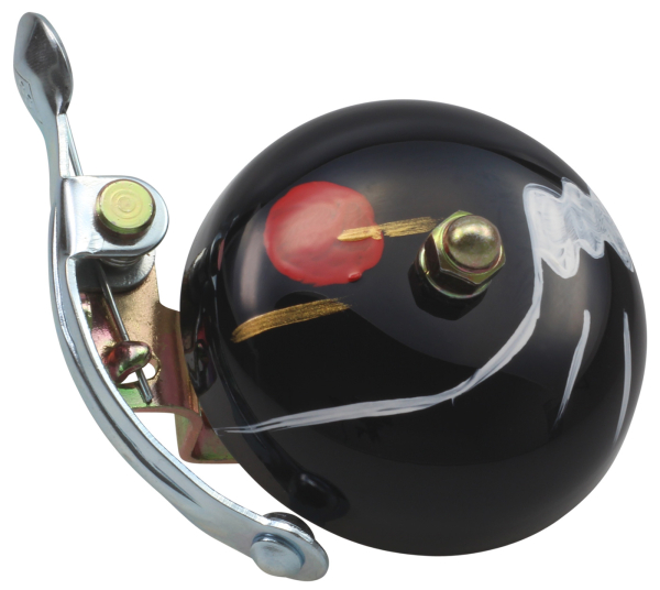 Crane Bell Co. Handbemalte Suzu Fahrradklingel mit Steel Band Mount - Fuji