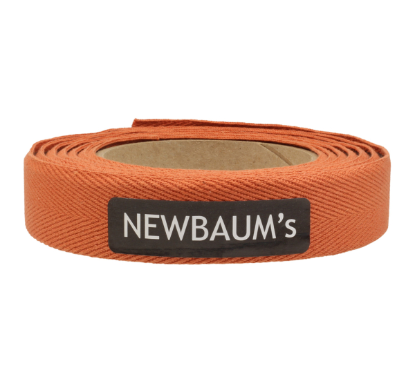 Newbaum`s Gepolstertes Baumwoll Lenkerband - Burnt Orange