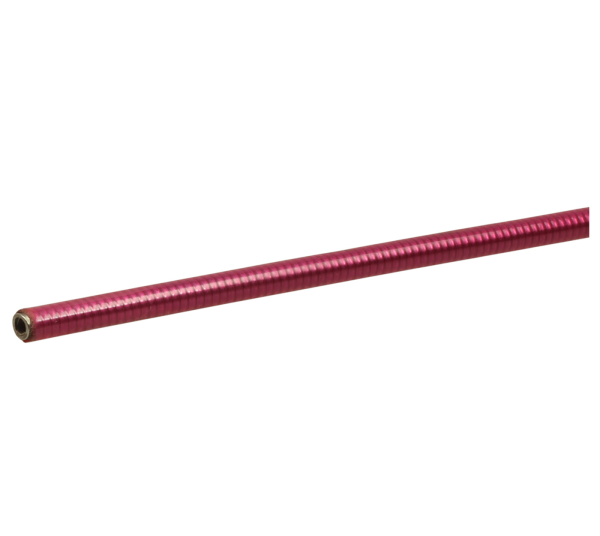 Yokozuna Vintage Stainless Steel Brake Cable Housing - Clear Vivid Pink
